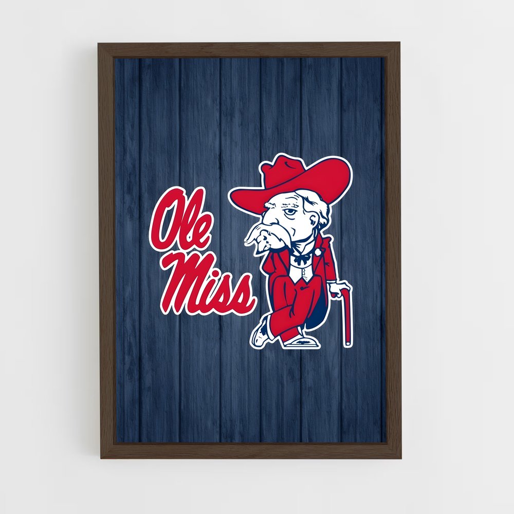 Poster Ole miss – affiche Baseball (vue 5)